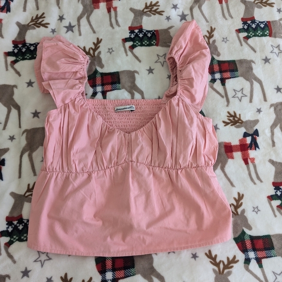 Abercrombie & Fitch babydoll top - Picture 1 of 4